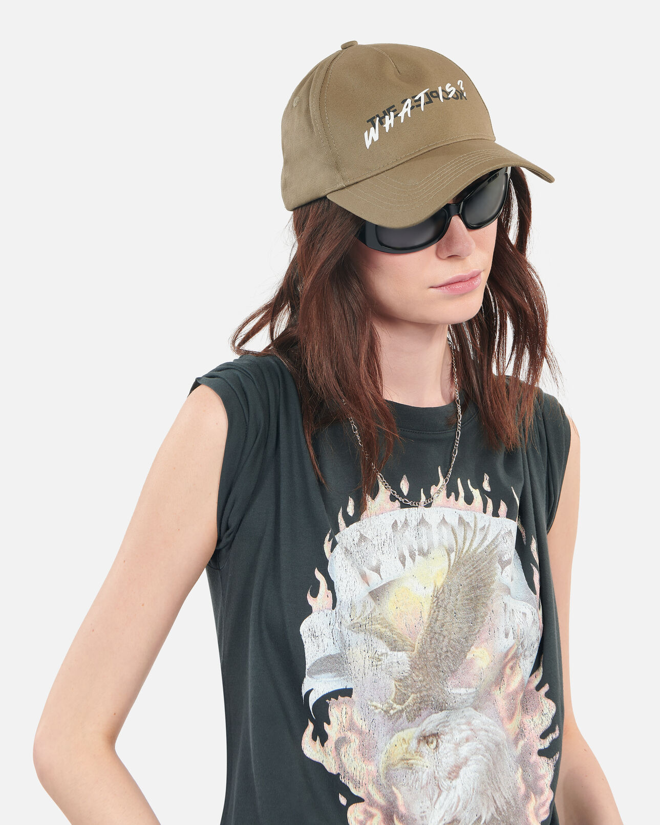 The Kooples M OLIVE khaki what is cap