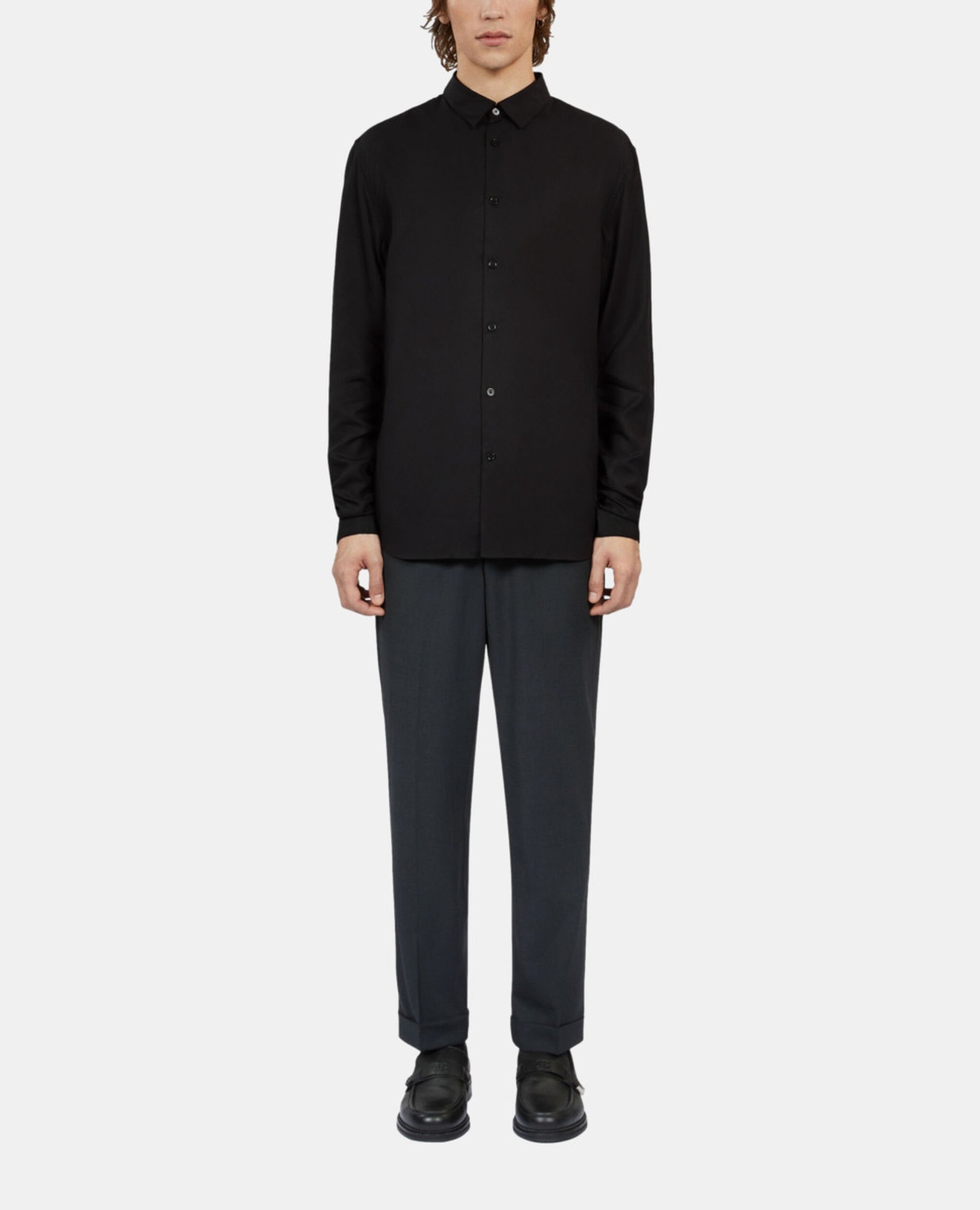 Black shirt, BLACK, hi-res image number null