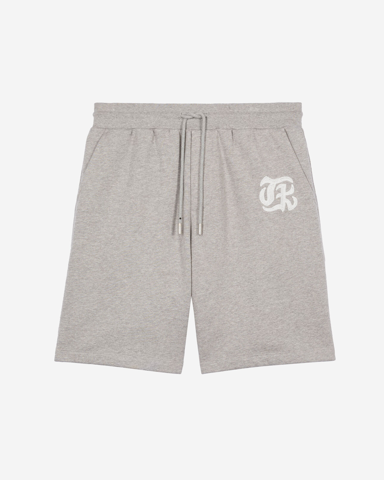The Kooples HERREN ARDOISE graue shorts aus baumwolle