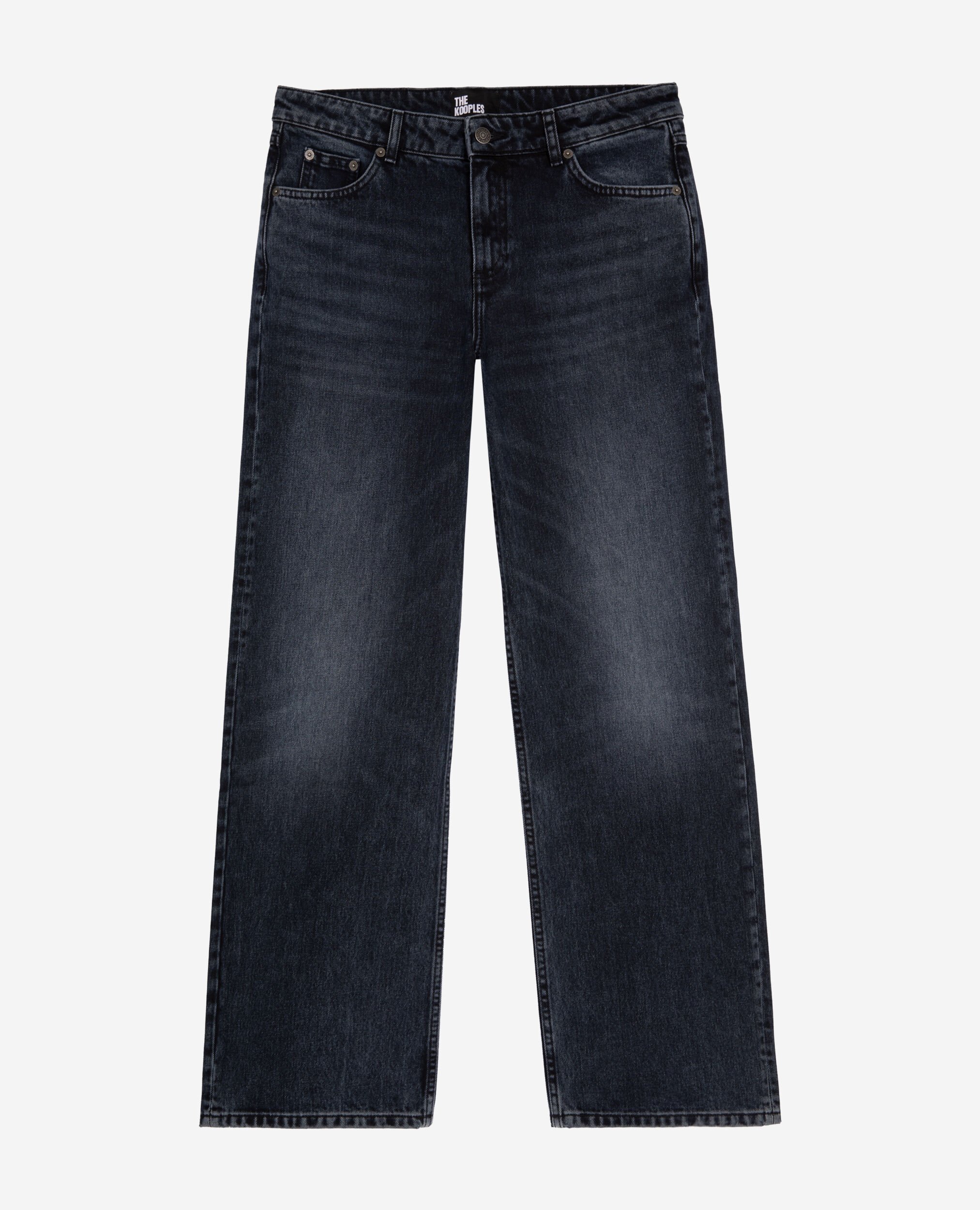 Dark blue wide-leg jeans, BLUE ELECTRIC, hi-res image number null