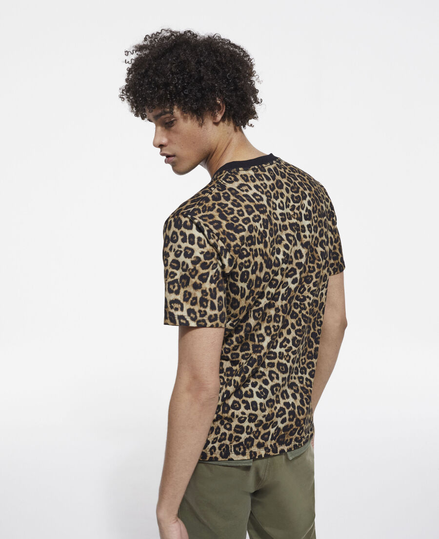t-shirt léopard