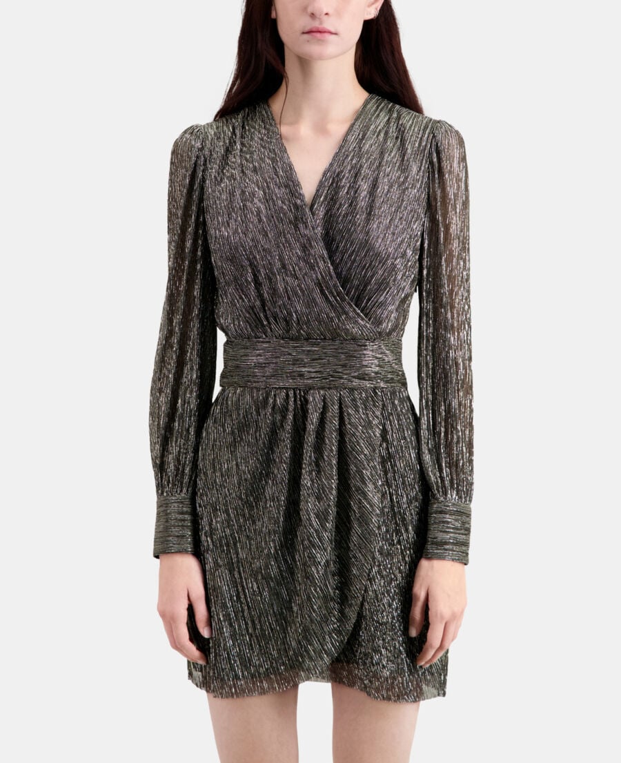 The Kooples WOMEN SILVER short silver dress