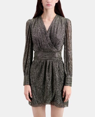 The Kooples WOMEN SILVER short silver dress