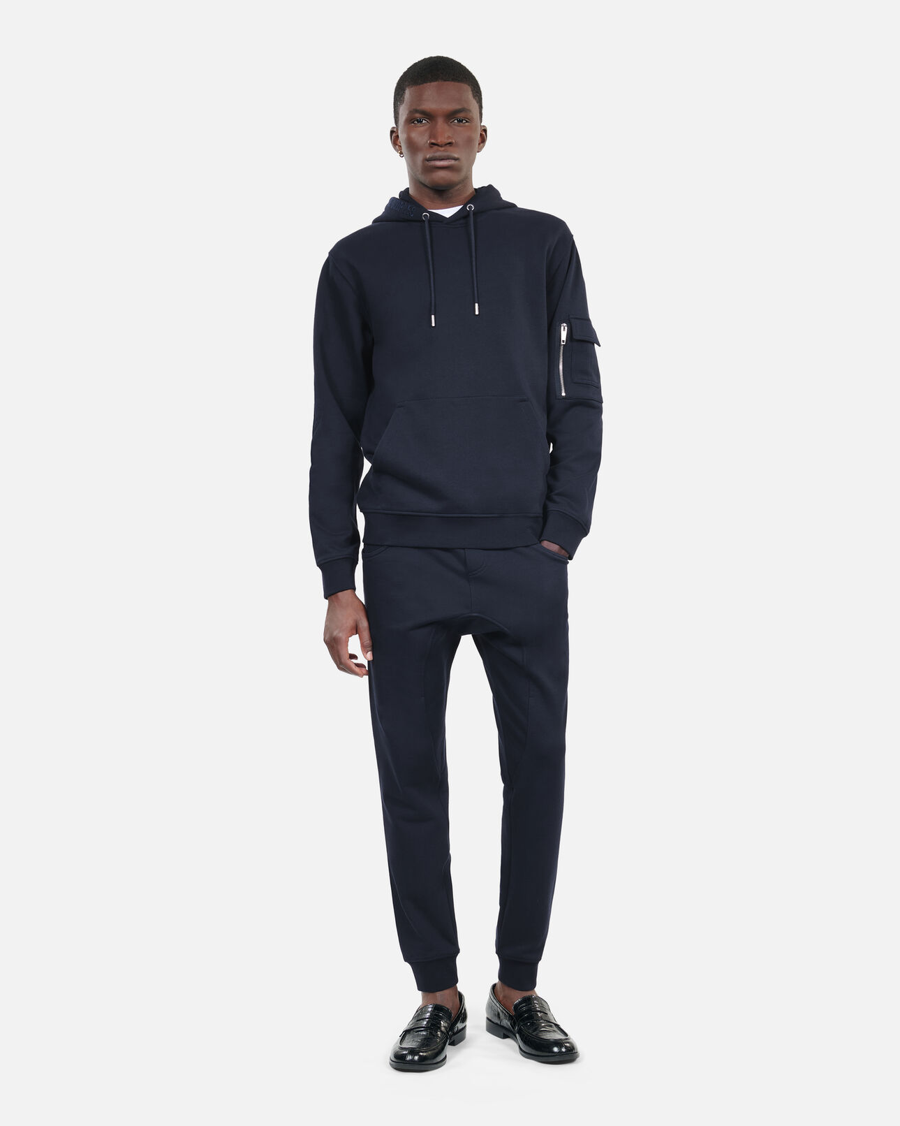 The Kooples MEN NAVY navy blue hoodie