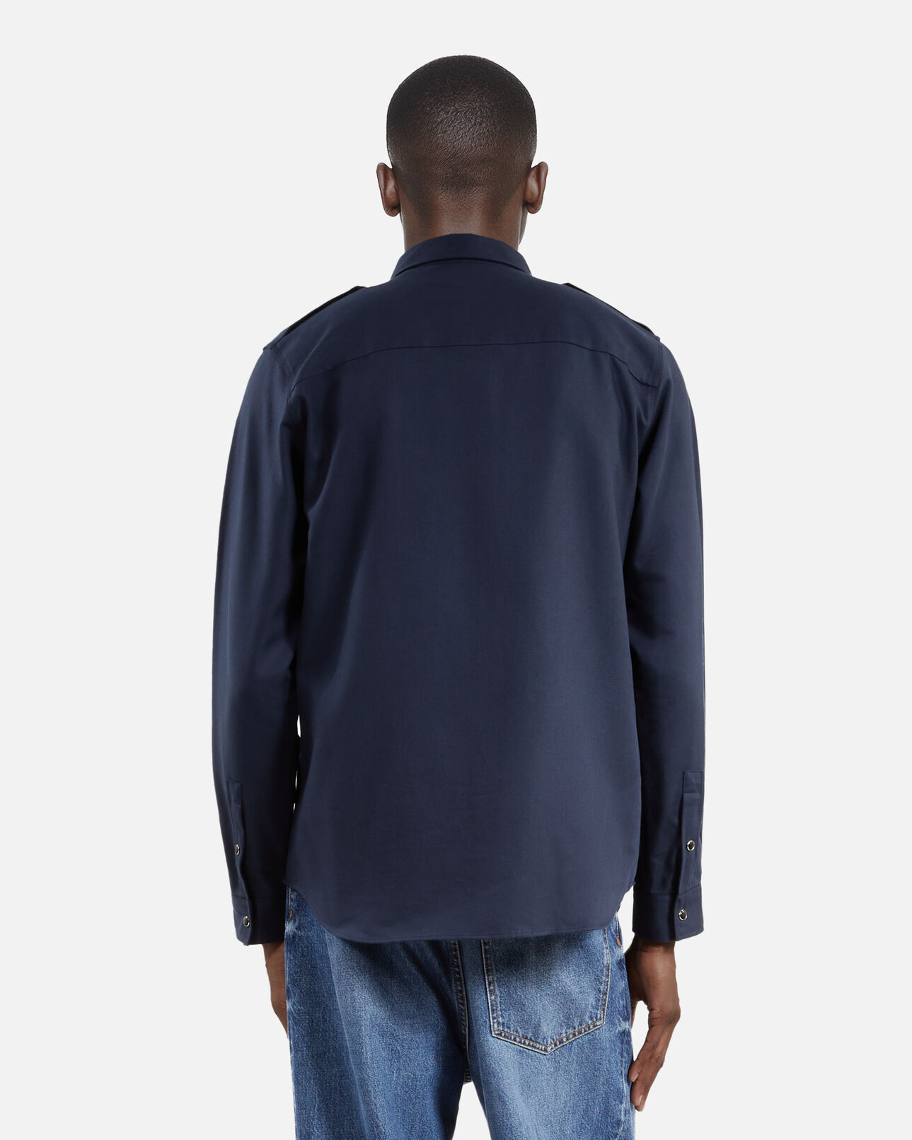 The Kooples MEN NAVY navy blue shirt