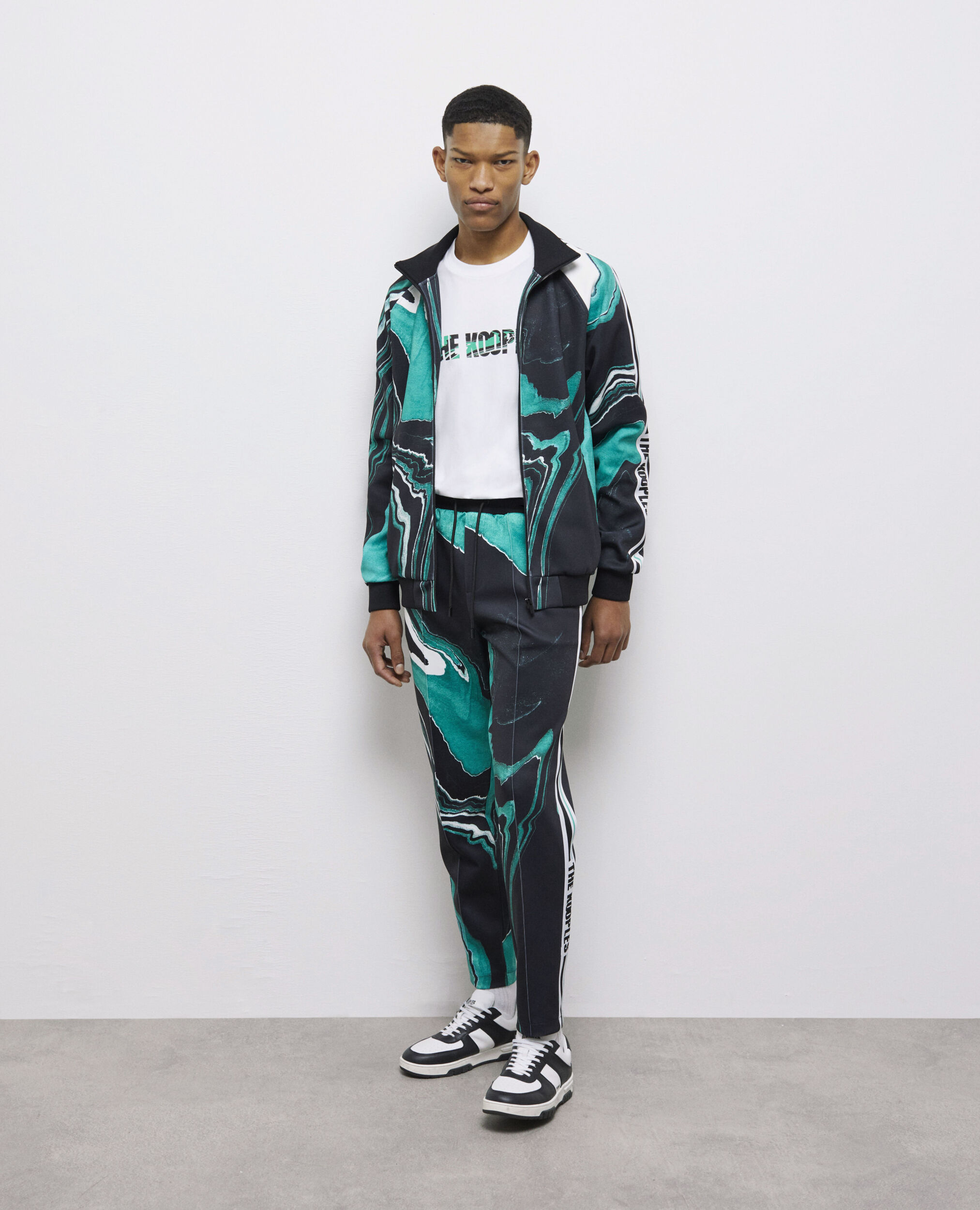 Printed tracksuit sales