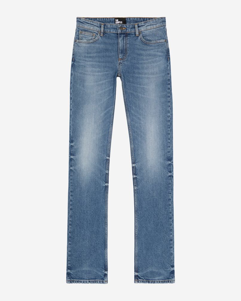The Kooples FEMME BABY BLUE jean slim long bleu clair