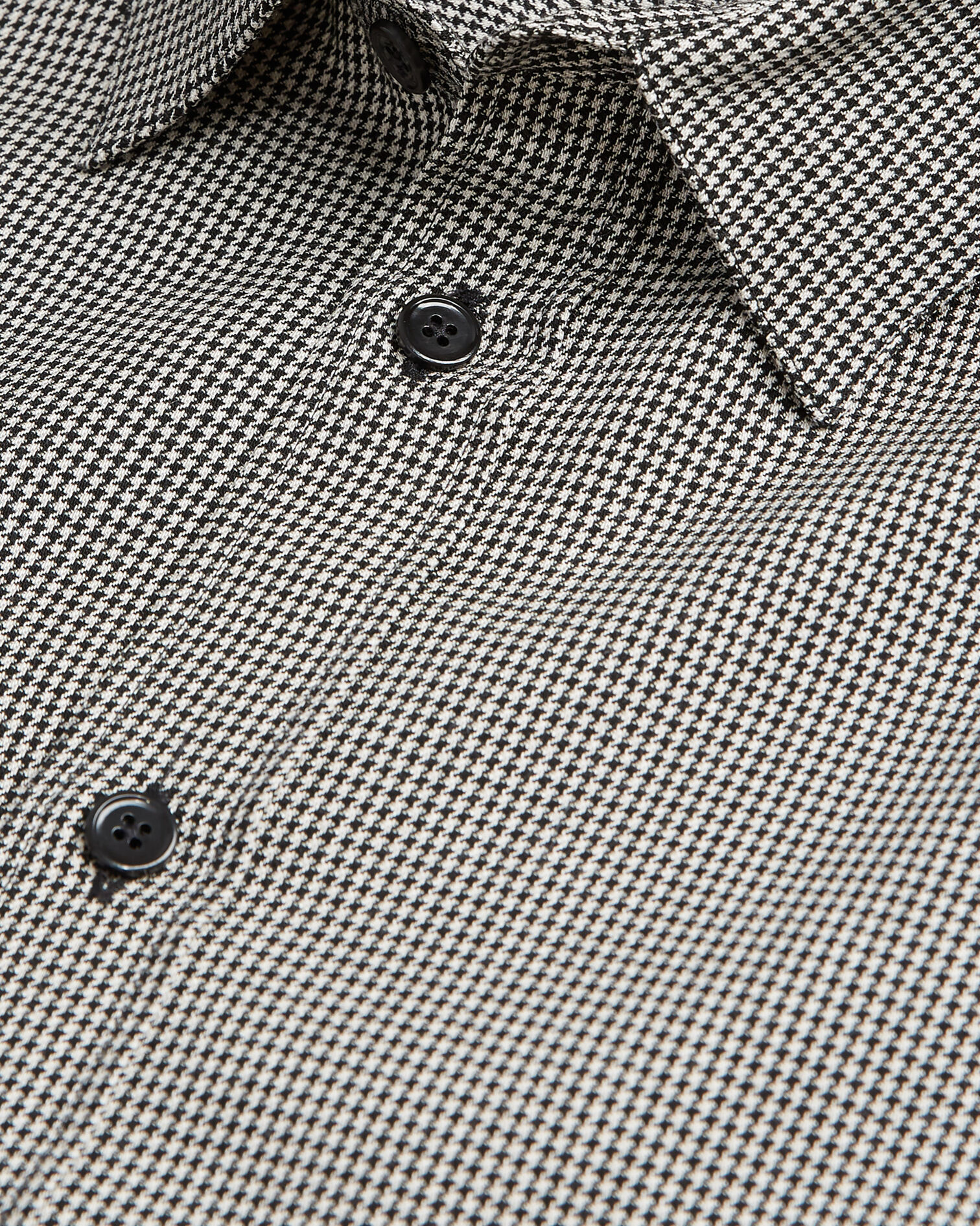 Camisa estampada con cuello clásico, BLACK WHITE, hi-res image number null