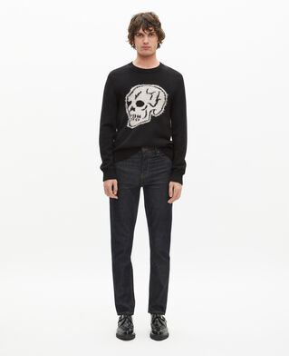 The Kooples H BLUE RINSE blue denim slim jeans