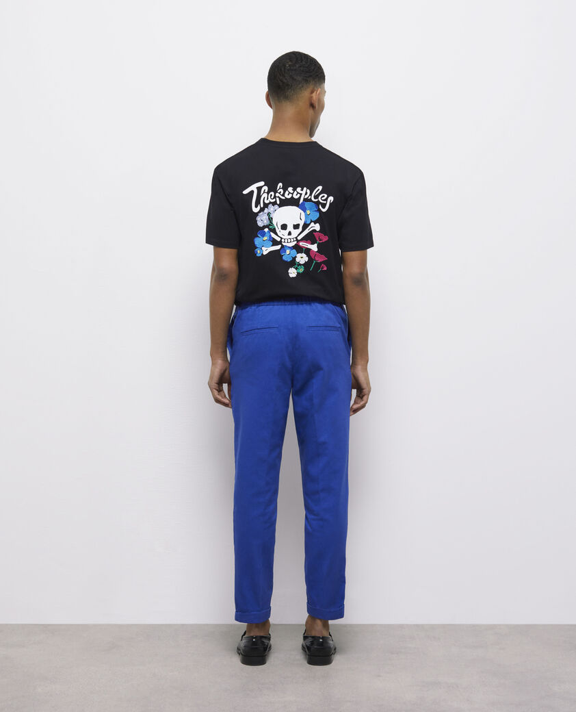 The Kooples HERREN BLUE blaue hose aus baumwolle