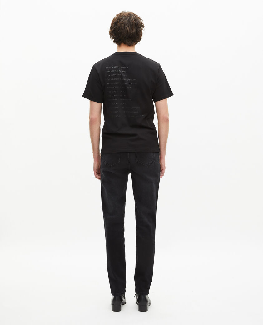 The Kooples MEN BLACK men's black what is t-shirt