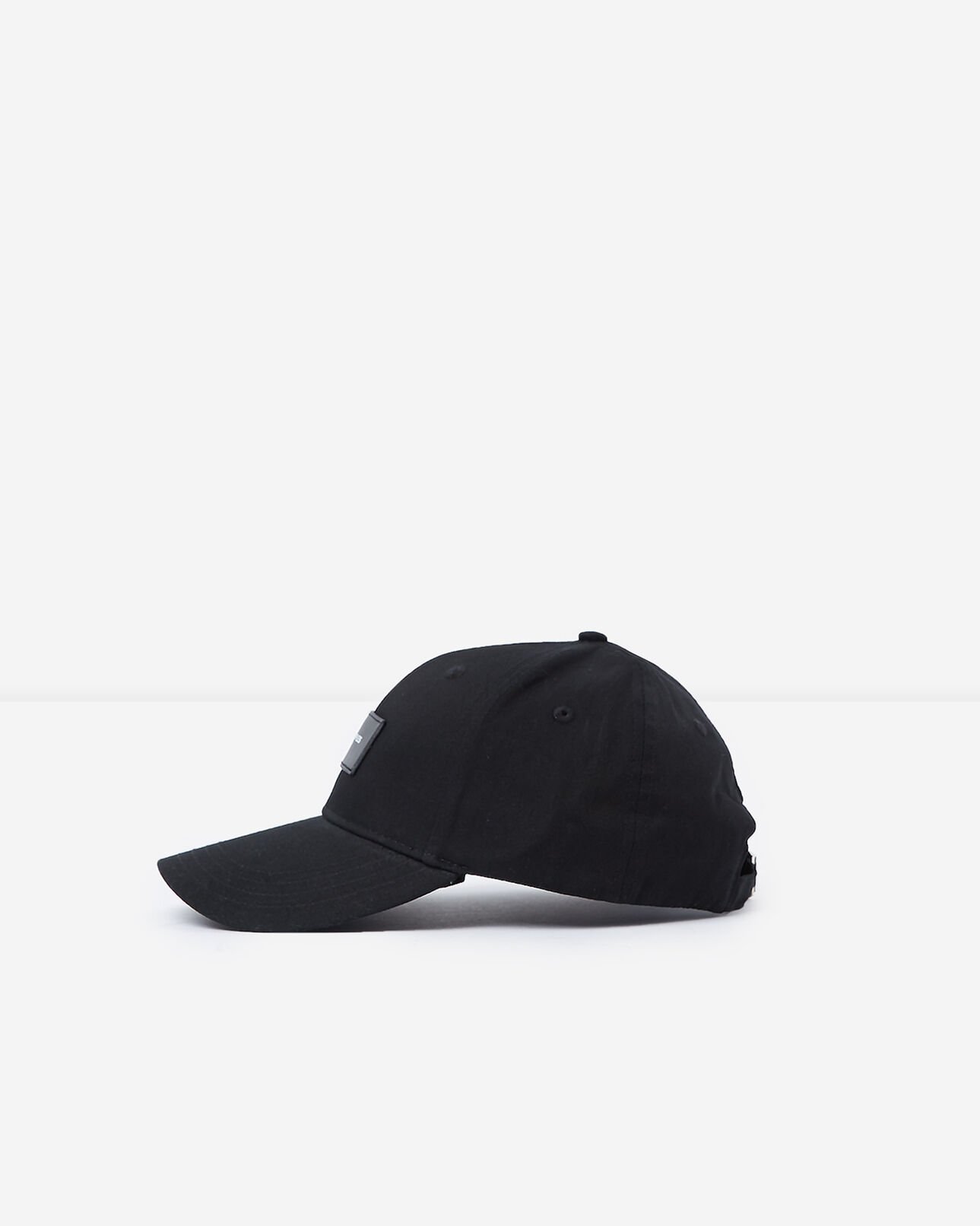 The Kooples HOMME BLACK casquette noire à patch avec logo