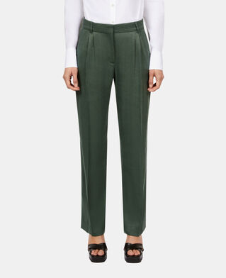 The Kooples DAMEN WOOD KAKI grüne anzughose