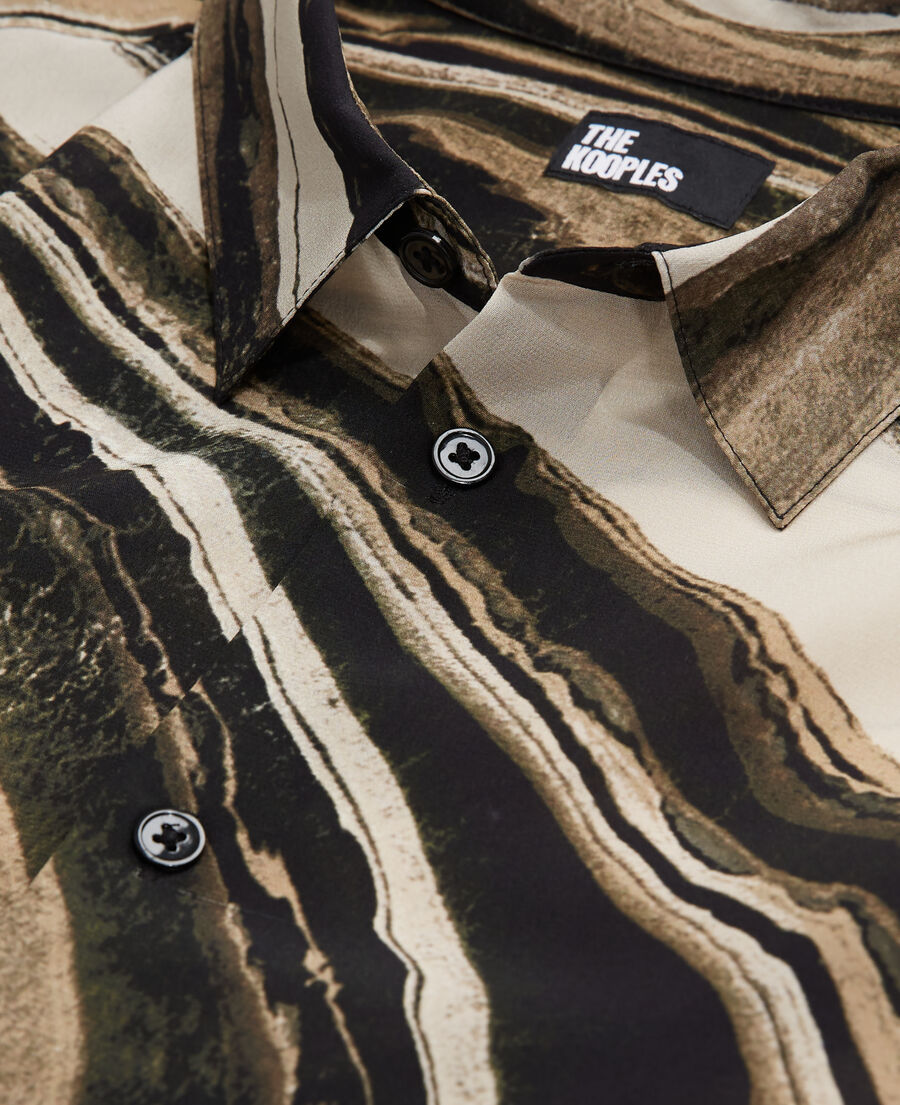 printed silk shirt