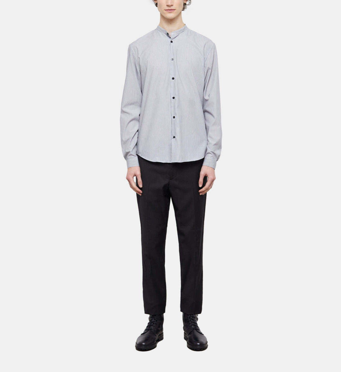 Chemise col officier slim rayures The Kooples