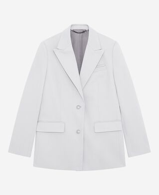 The Kooples WOMEN LIGHT PURPLE lilac straight suit jacket