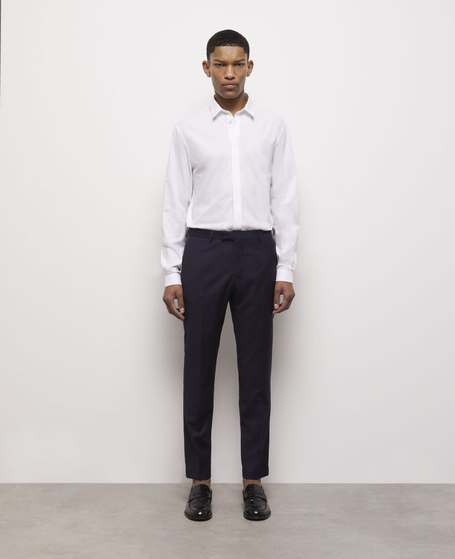 navy blue suit pants