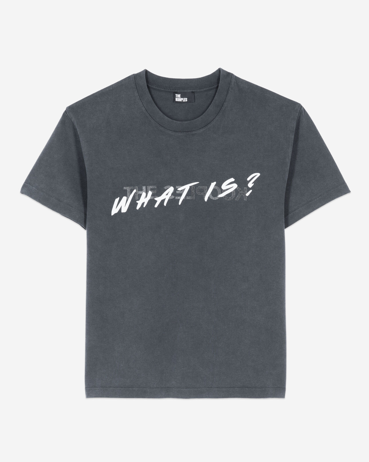 The Kooples WOMEN BLACK WASHED black what is t-shirt