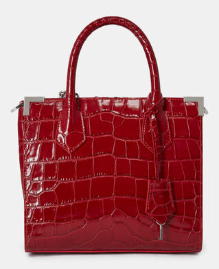 The Kooples WOMEN RED RISK medium ming bag in red leather