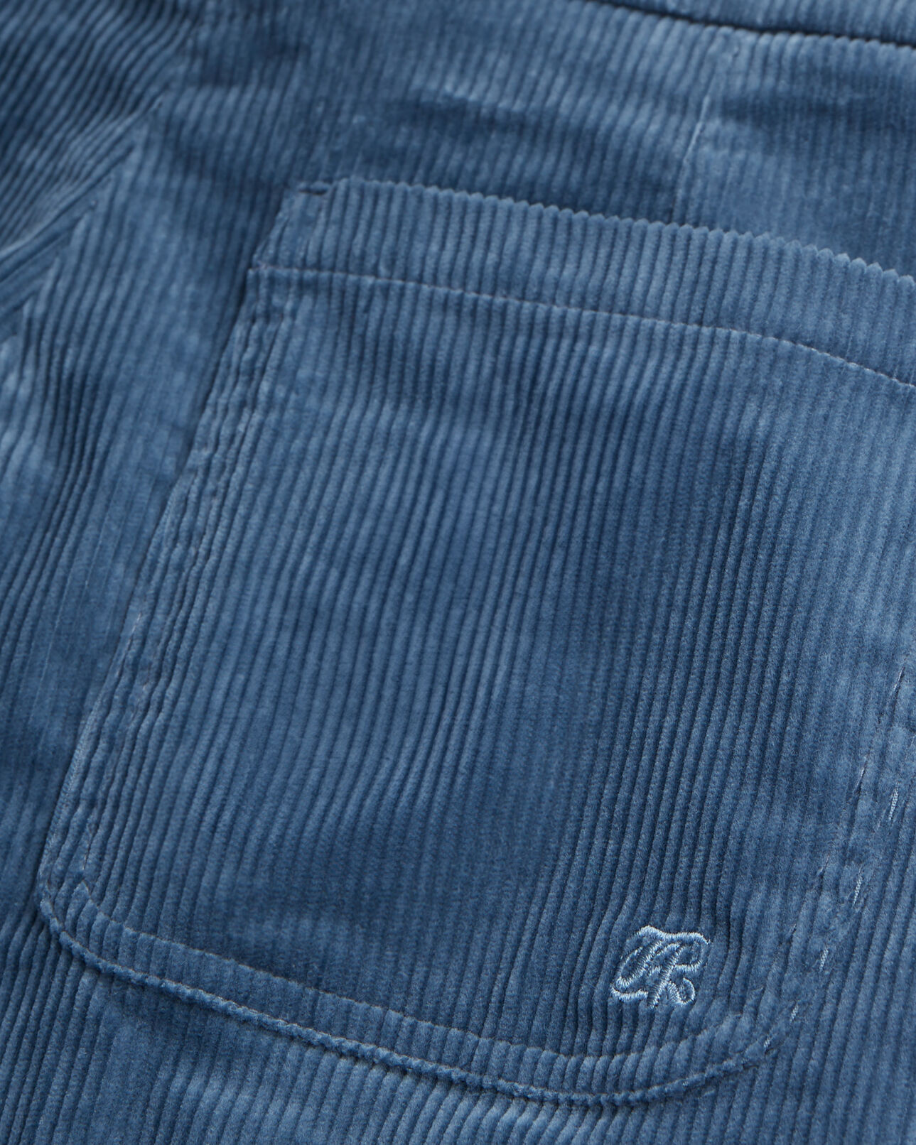 The Kooples F BLUE PETROL blue corduroy trousers