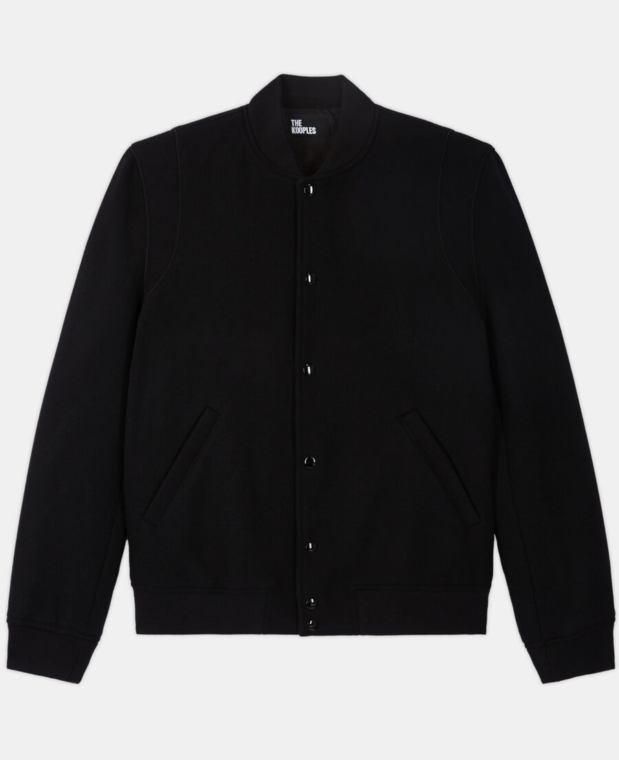 black wool jacket