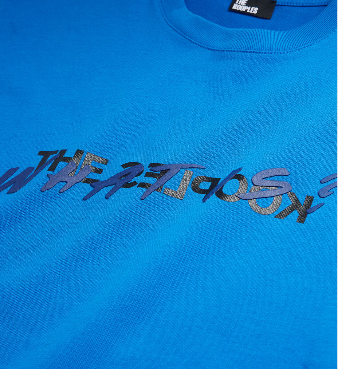 T shirt online bleu electrique