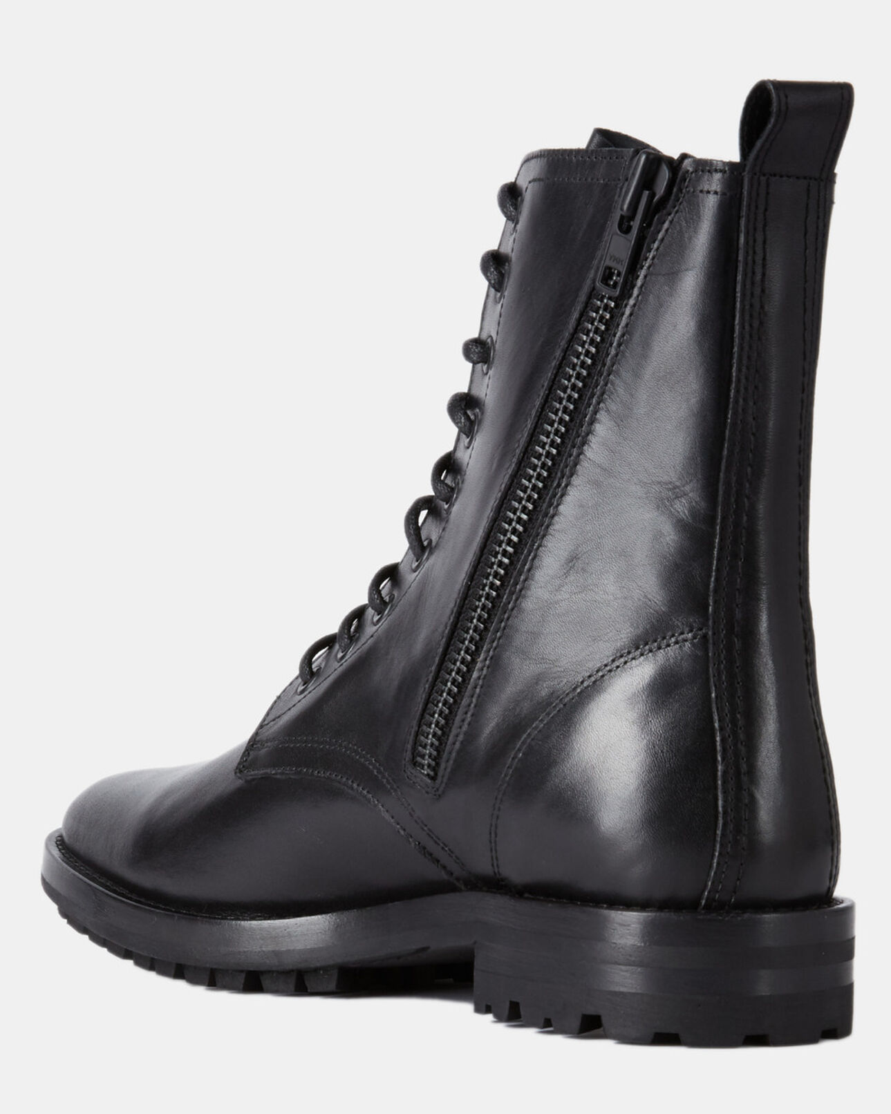The Kooples HOMME BLACK boots en cuir noires