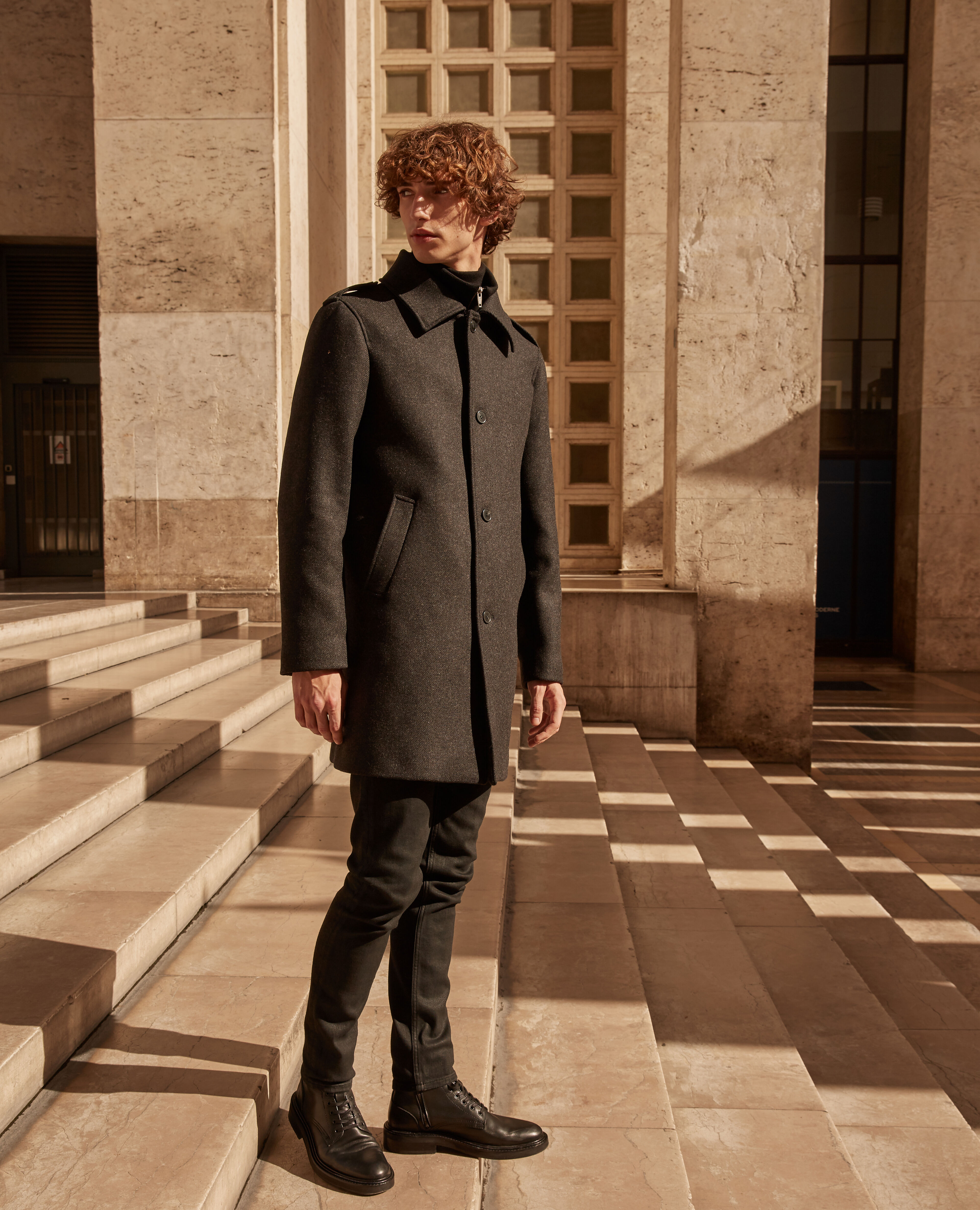 Grey clearance zip coat