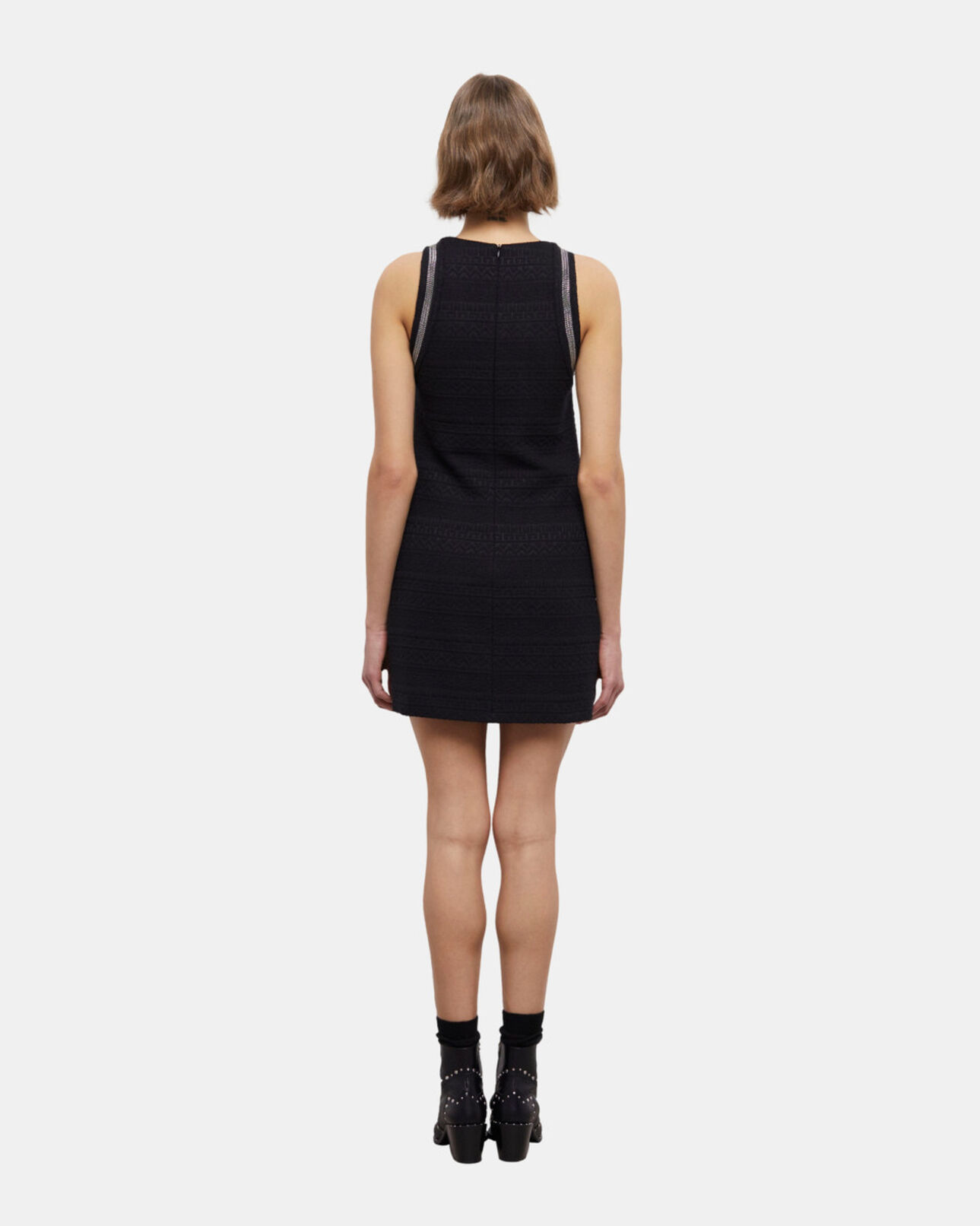 The Kooples WOMEN BLACK short black dress