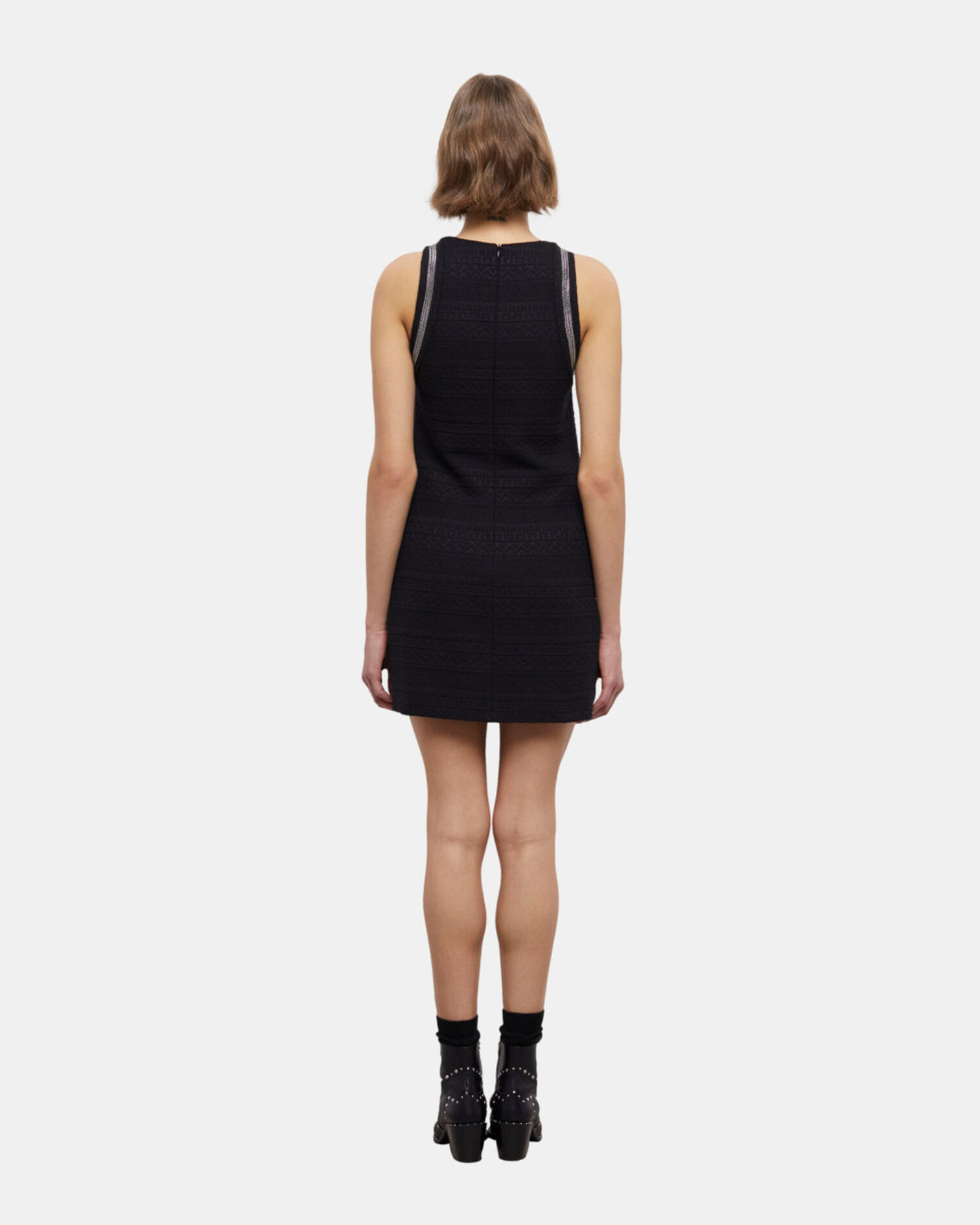 Short black dress, BLACK, hi-res image number null
