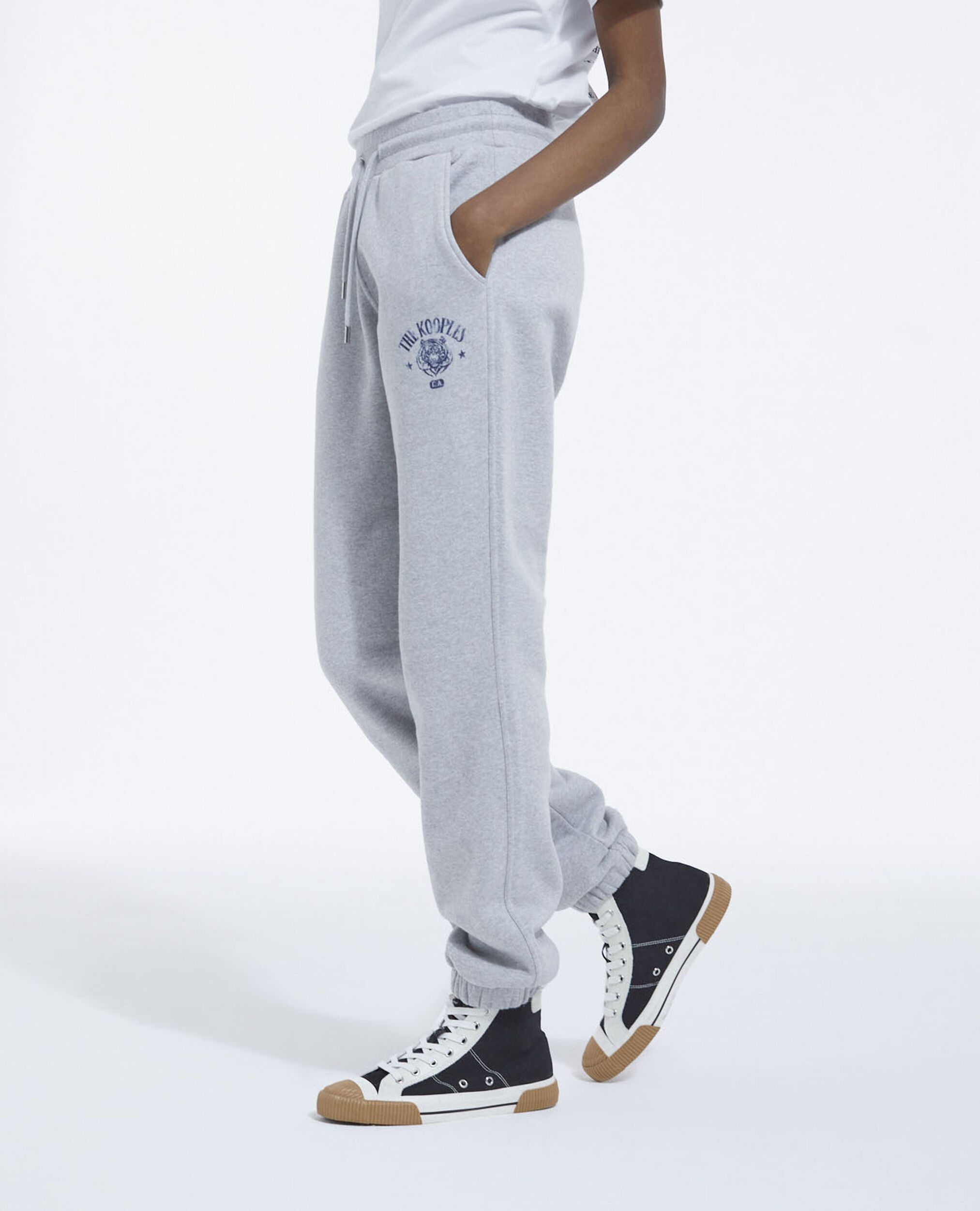 Straight-cut joggers, GREY, hi-res image number null