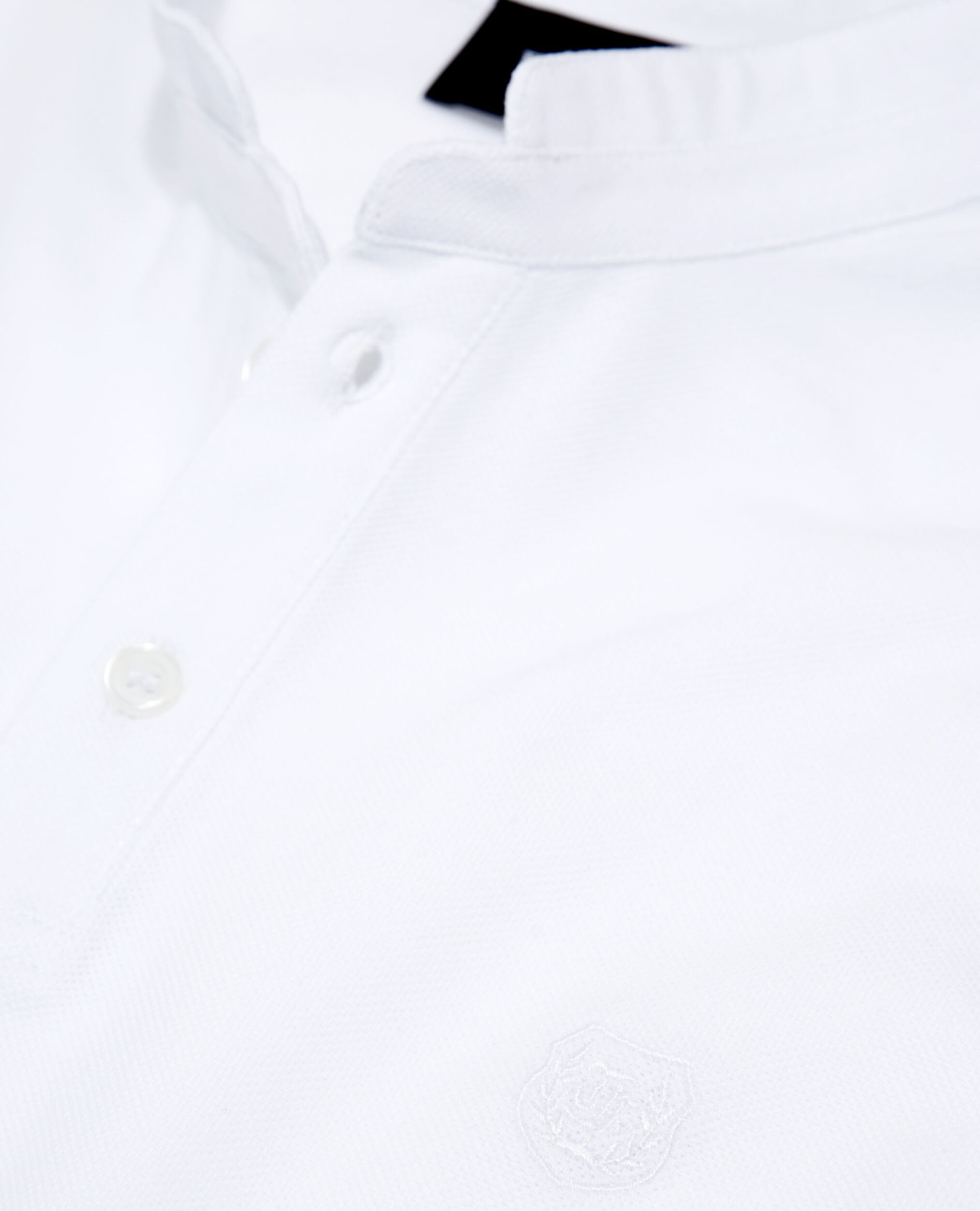 Classic polo with officer collar, WHITE, hi-res image number null