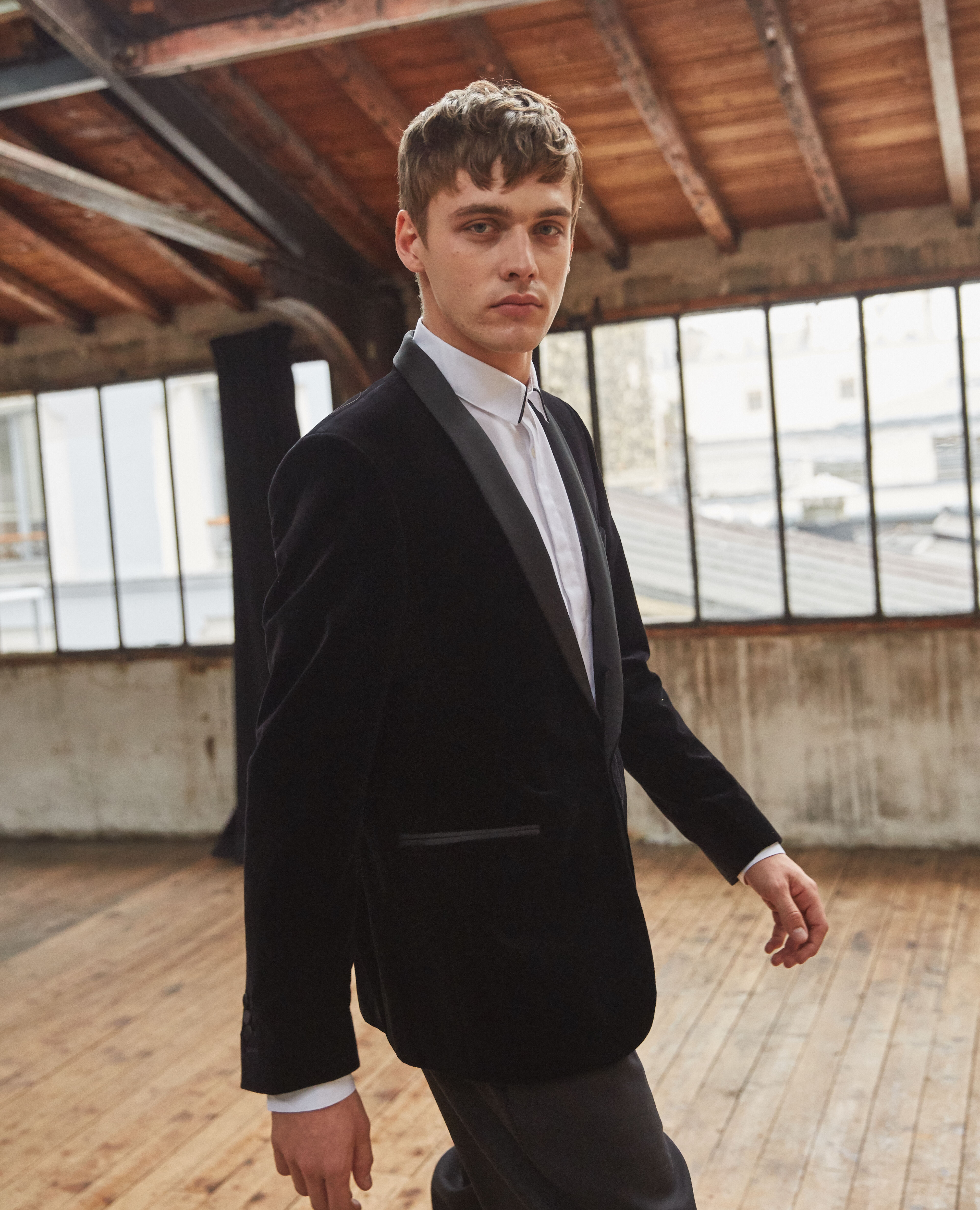 Kooples velvet jacket hotsell