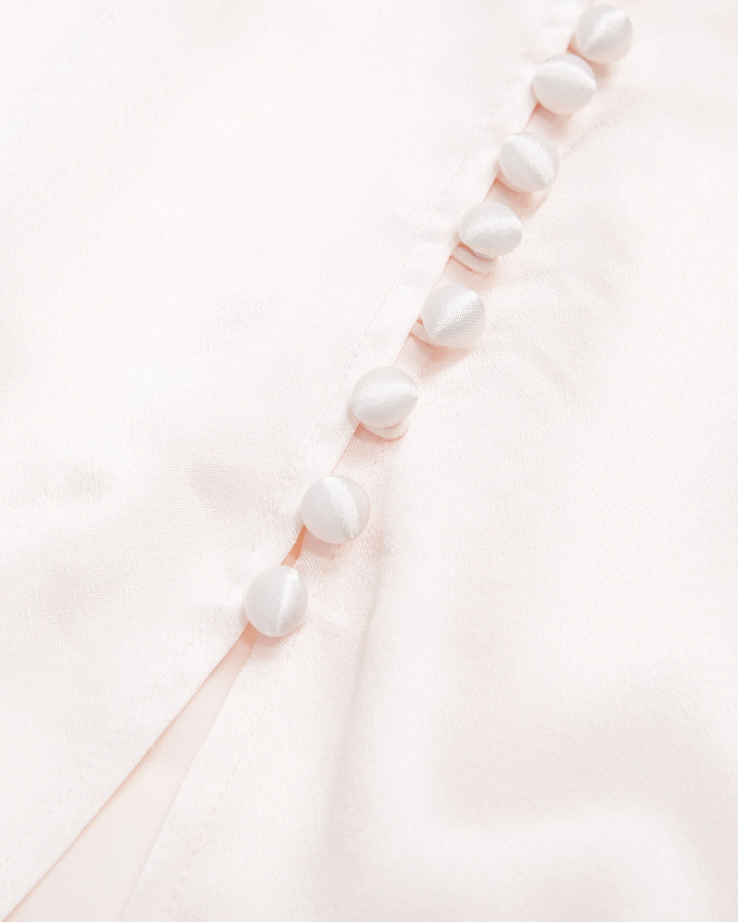 Light pink long short-sleeved dress, LIGHT PINK, hi-res image number null