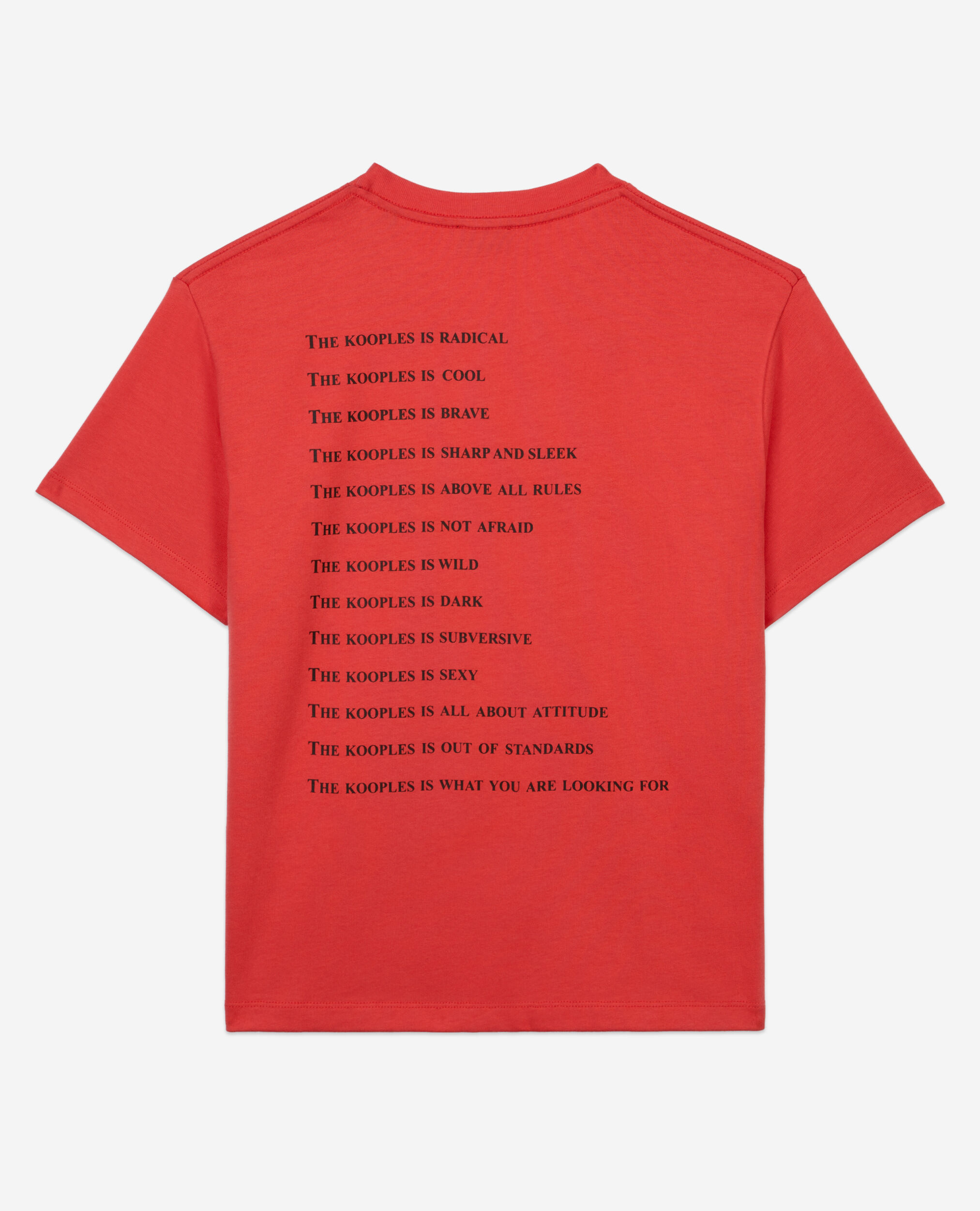 Rotes T-Shirt What is, RED BRIQUE, hi-res image number null