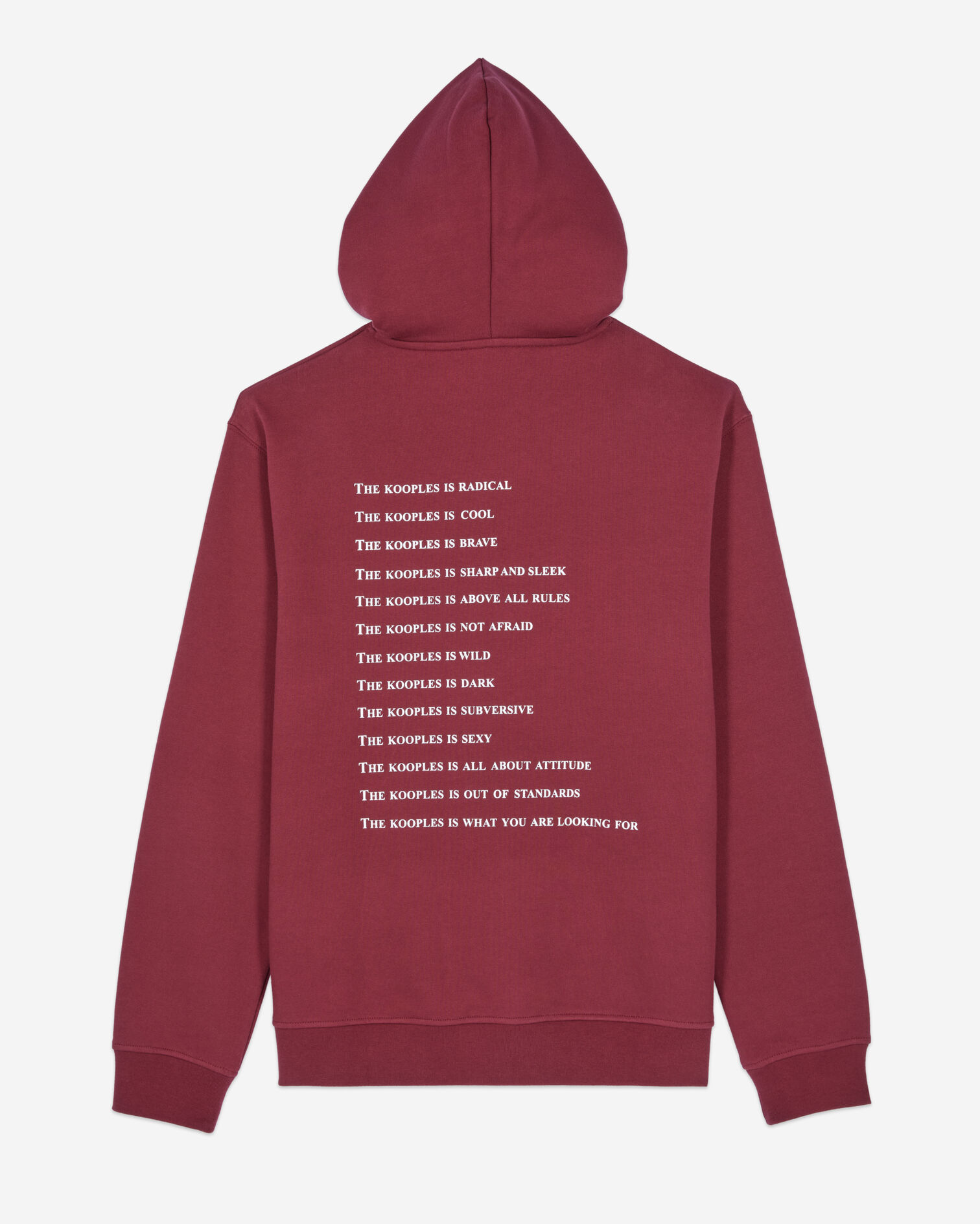Burgundy What is hoodie, BURGUNDY, hi-res image number null