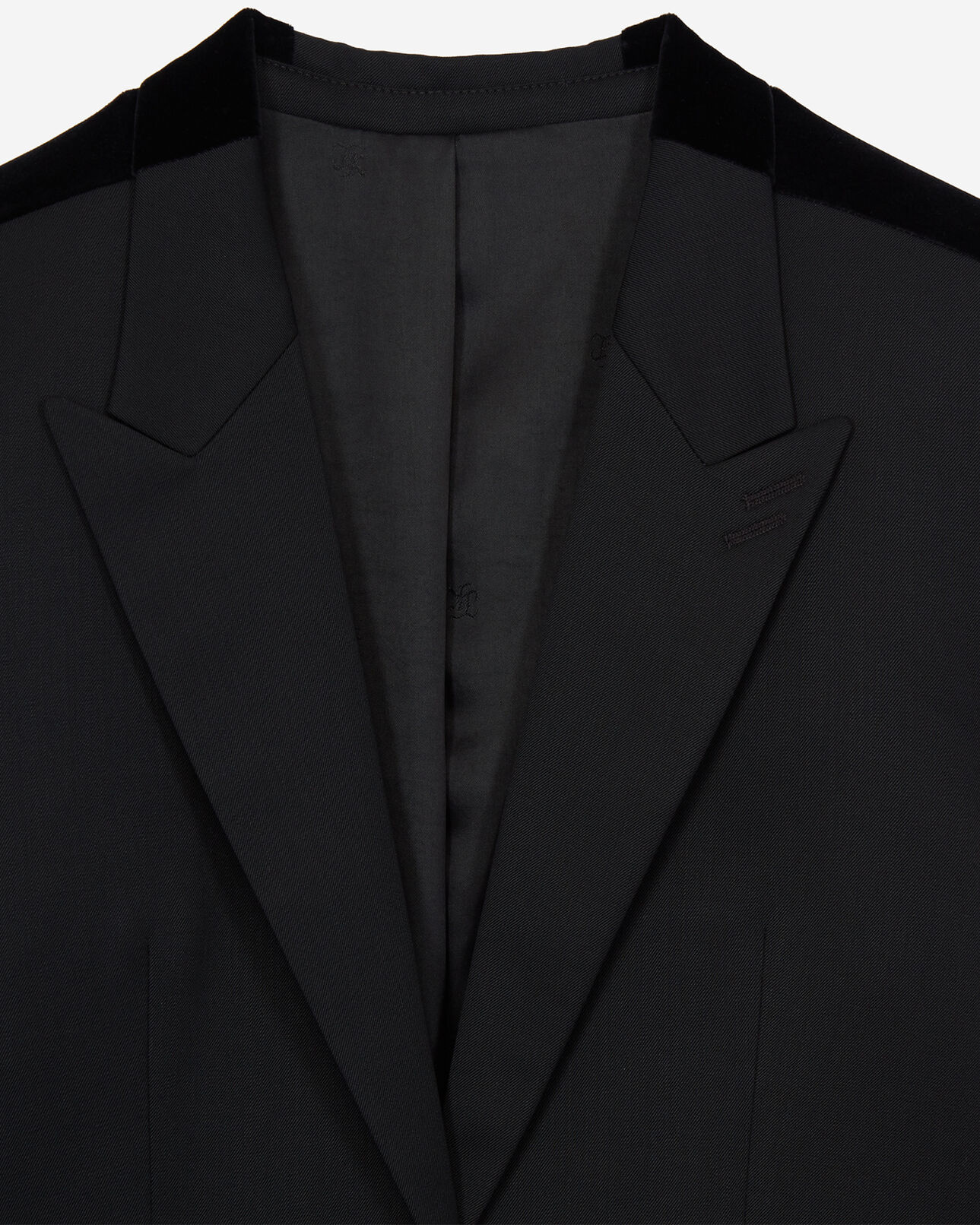 The Kooples FEMME BLACK veste de tailleur noire galons velours