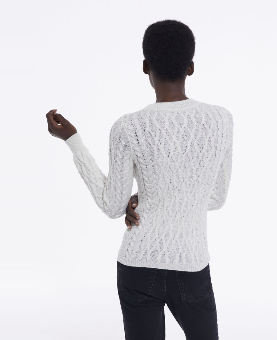 ecru wool sweater