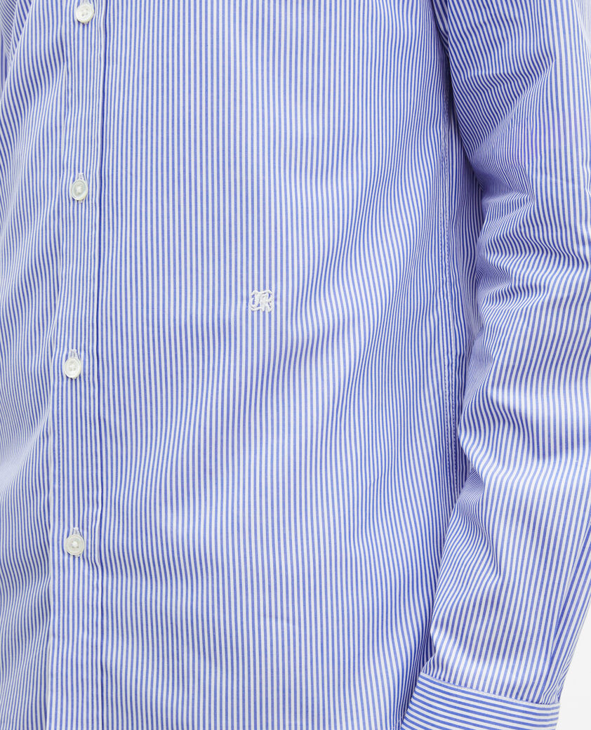 The Kooples MEN BLUE WHITE white and blue striped shirt