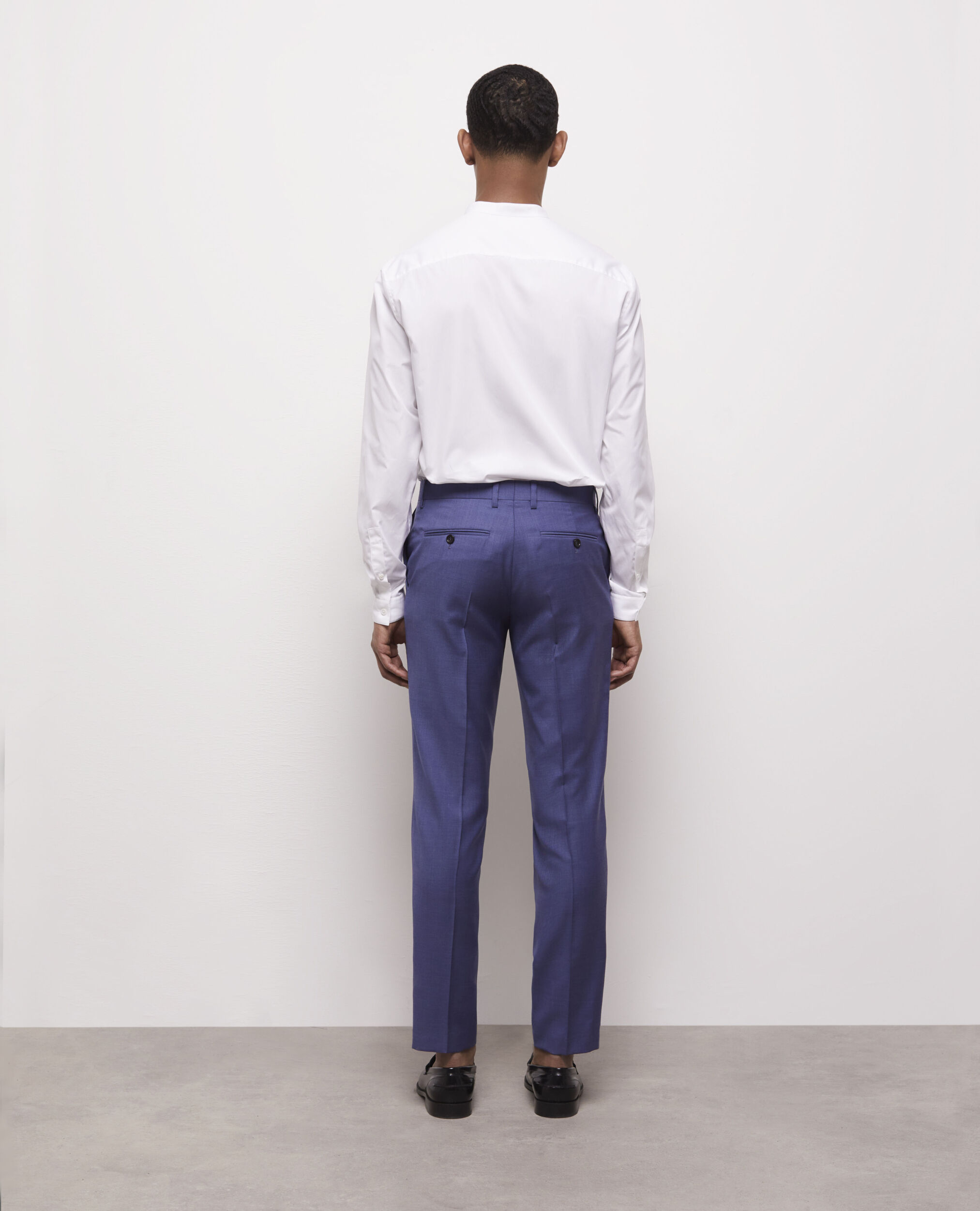 Pantalon de costume bleu marine, BLUE, hi-res image number null