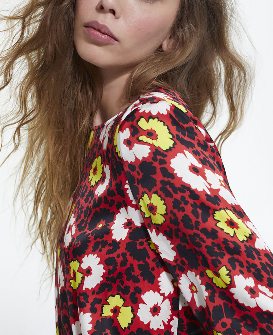 floral print long dress