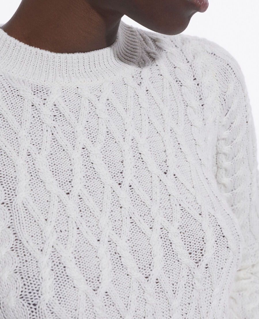 ecru wool sweater