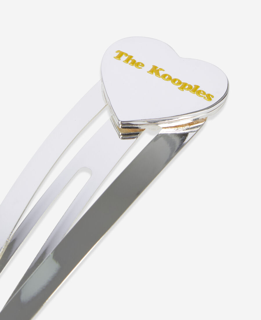 The Kooples FEMME SILVER bijou de sac barrette argentée