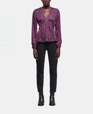 The Kooples WOMEN PINK printed top