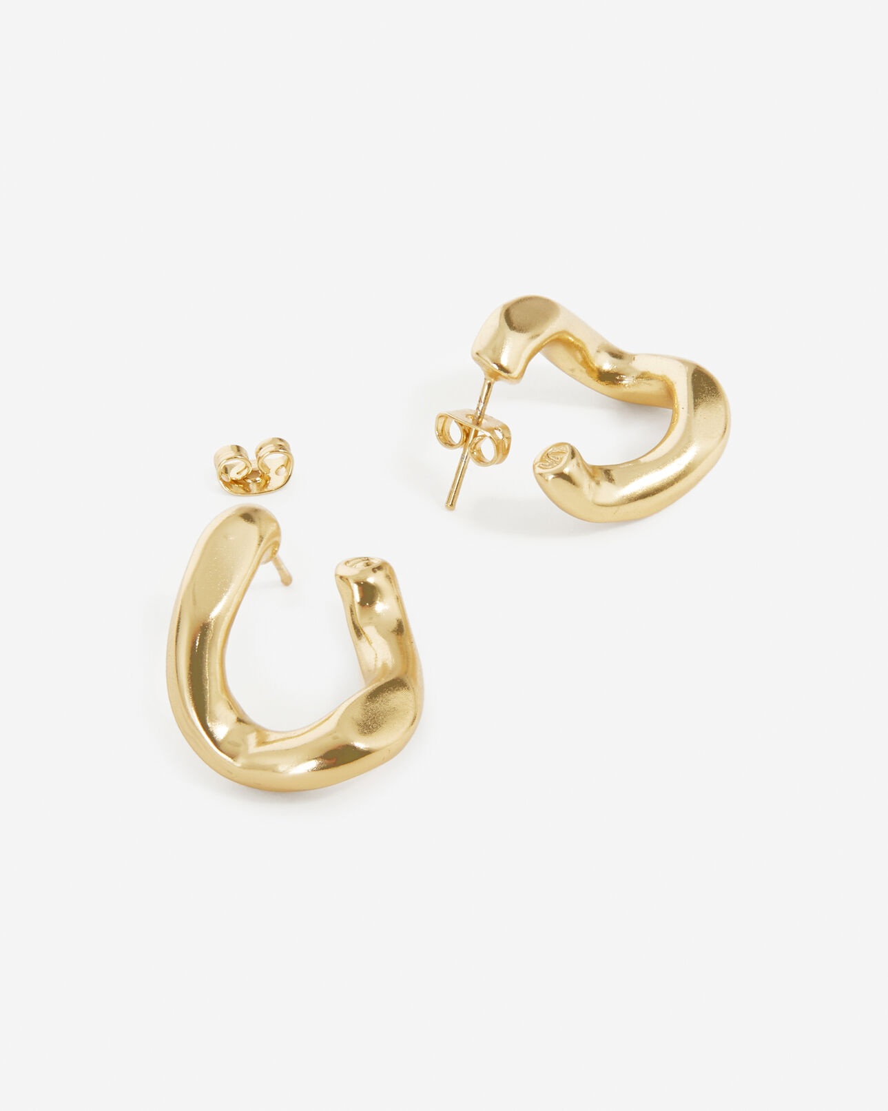 The Kooples WOMEN GOLD golden earrings with small link