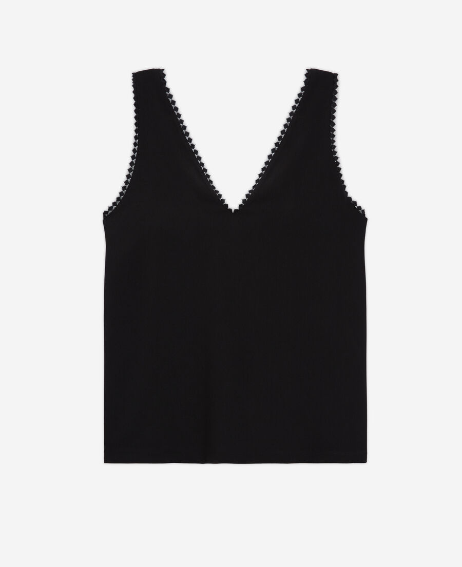 The Kooples FEMME BLACK top noir