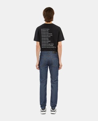 The Kooples MEN BLUE BRUT slim-fit dark blue vintage jeans