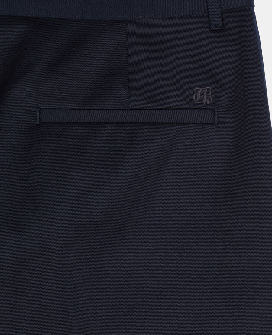 The Kooples HERREN DARK NAVY marineblaue hose aus baumwolle