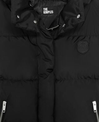 The Kooples WOMEN BLACK black down jacket with removable sleeves