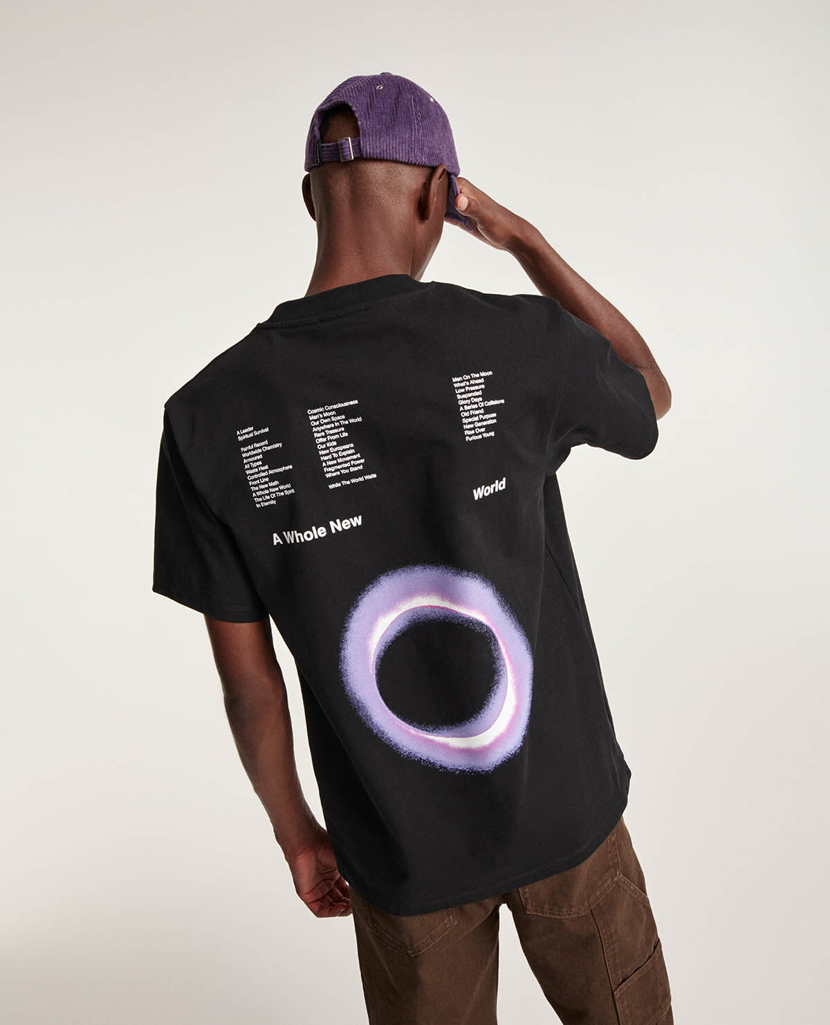 Tee shirt imprimé dos outlet